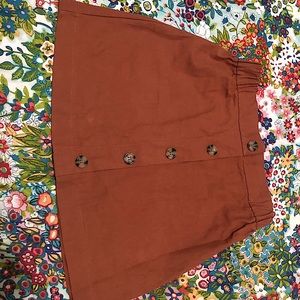 Terra cotta skirt